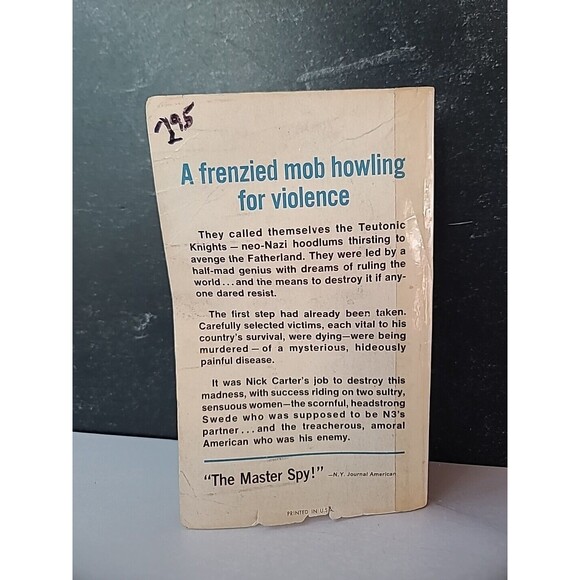 The Bright Blue Death By Nick Carter Paperback - Picture 8 of 10